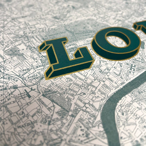 Small London (Green/Gold)