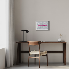 Load image into Gallery viewer, Battersea Map Screen Print – Vintage London Wall Art