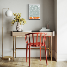 Load image into Gallery viewer, Hackney Map Screen Print – East London Wall Art