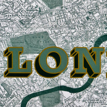 Load image into Gallery viewer, London A6 Map Print
