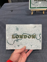 Load image into Gallery viewer, A6 Vintage London Map Print (Circa 1890) – Green/Teal | Giclée Fine Art with Magnifying Glass