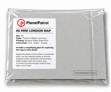 Load image into Gallery viewer, London A6 Map Print