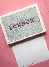 Load image into Gallery viewer, London map postcards
