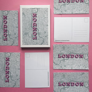 London map postcards