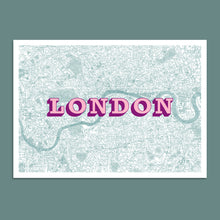 Load image into Gallery viewer, London XL Magenta/Teal/Gold