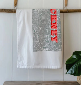 Hackney map Tea Towel