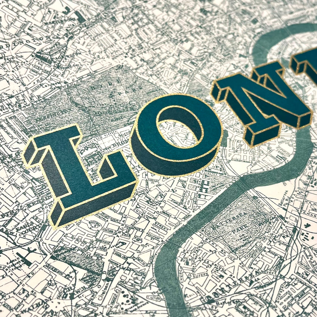 Large London (Teal green)