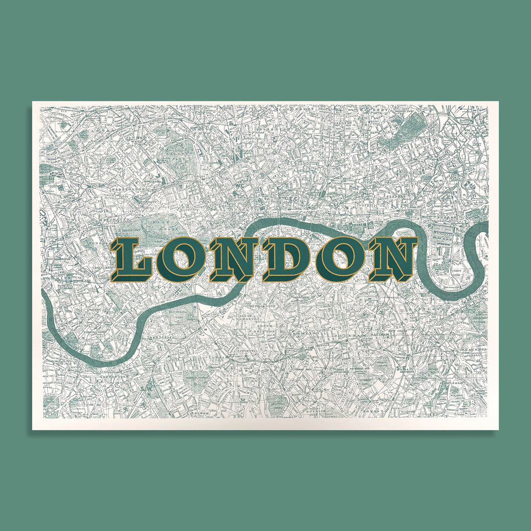 Large London (Teal green)