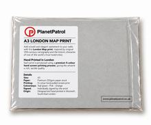 Load image into Gallery viewer, London Map Screen Print – Vintage London Wall Art
