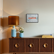 Load image into Gallery viewer, London Map Screen Print – Vintage London Wall Art
