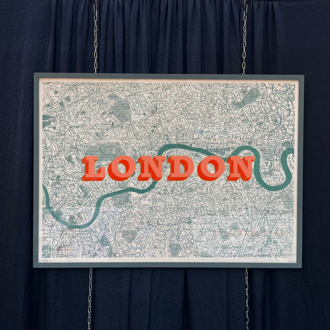 Large London (Orange/Gold)