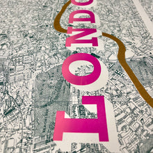 Load image into Gallery viewer, London Colourblend Screen-print map
