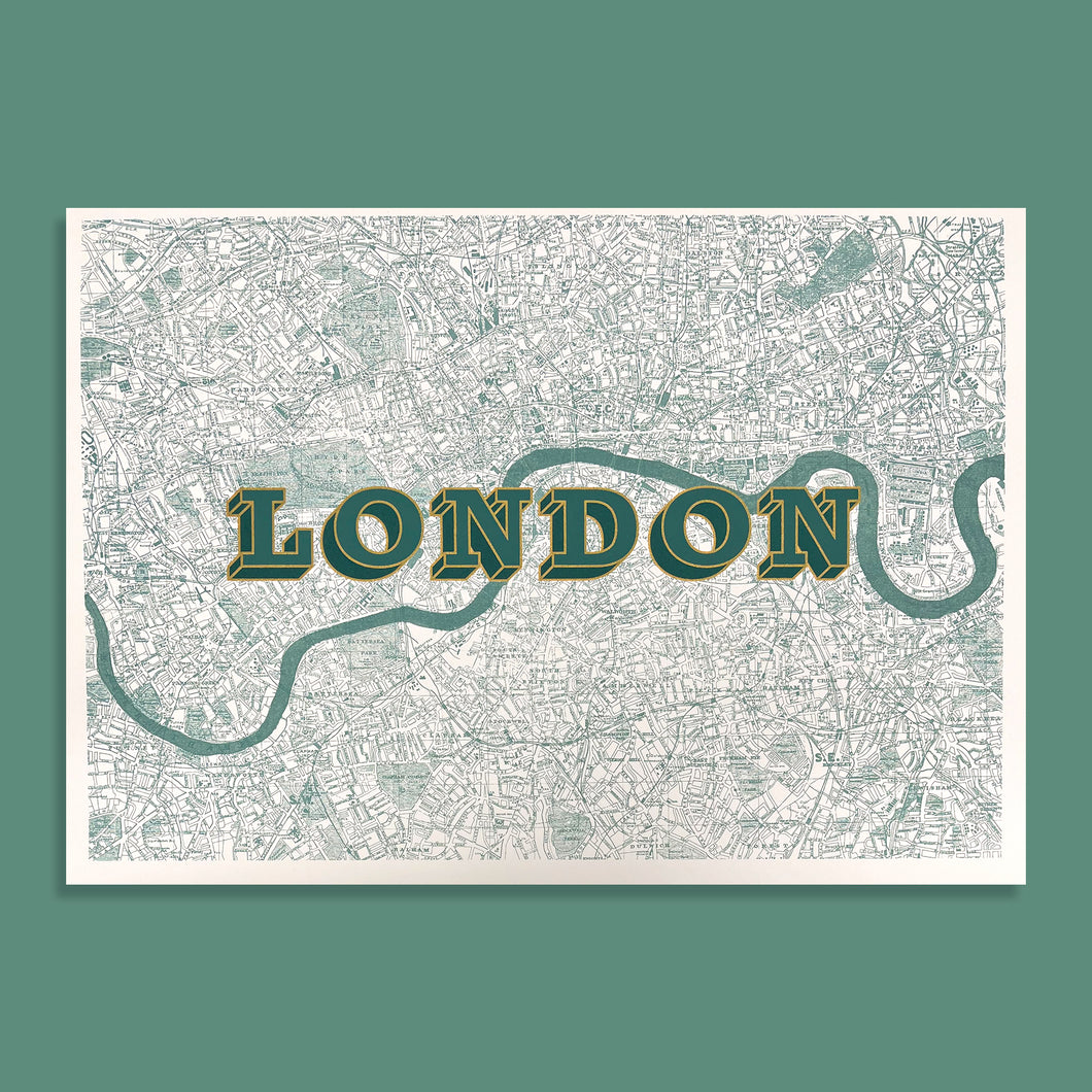 Small London (Green/Gold)