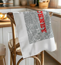 Load image into Gallery viewer, Hackney map Tea Towel
