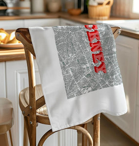 Hackney map Tea Towel