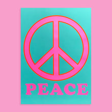 Load image into Gallery viewer, Peace Out (Neon Pink/Orange)
